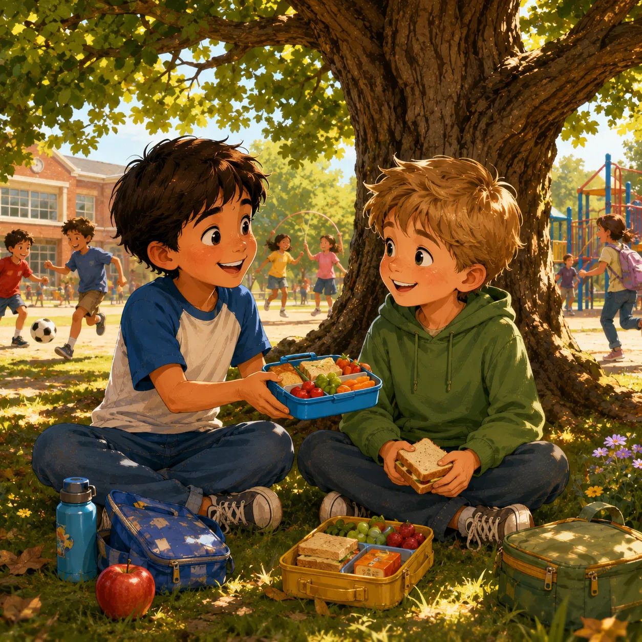 The Boy Who Shared His Lunch