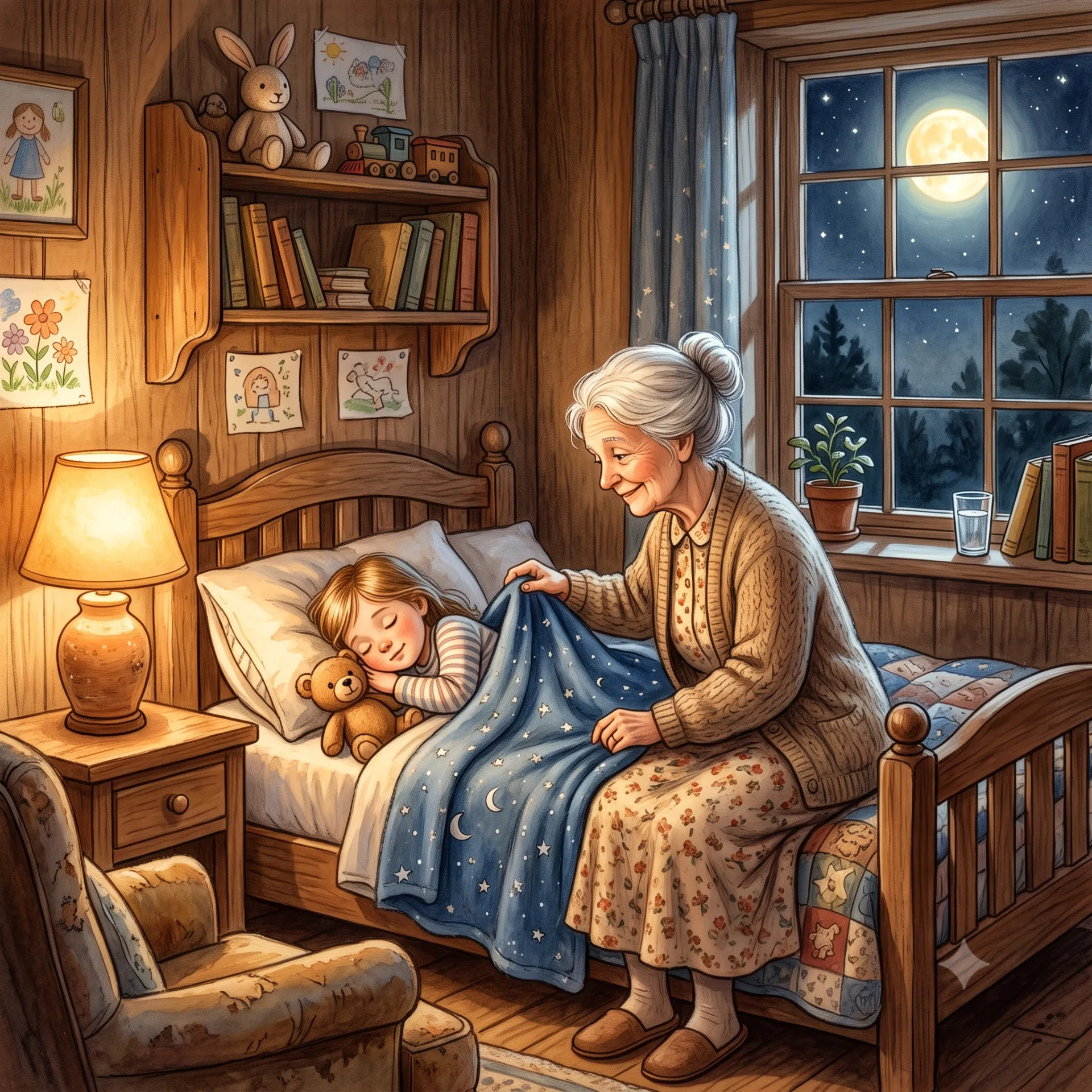 Grandma's Moonlight Blanket
