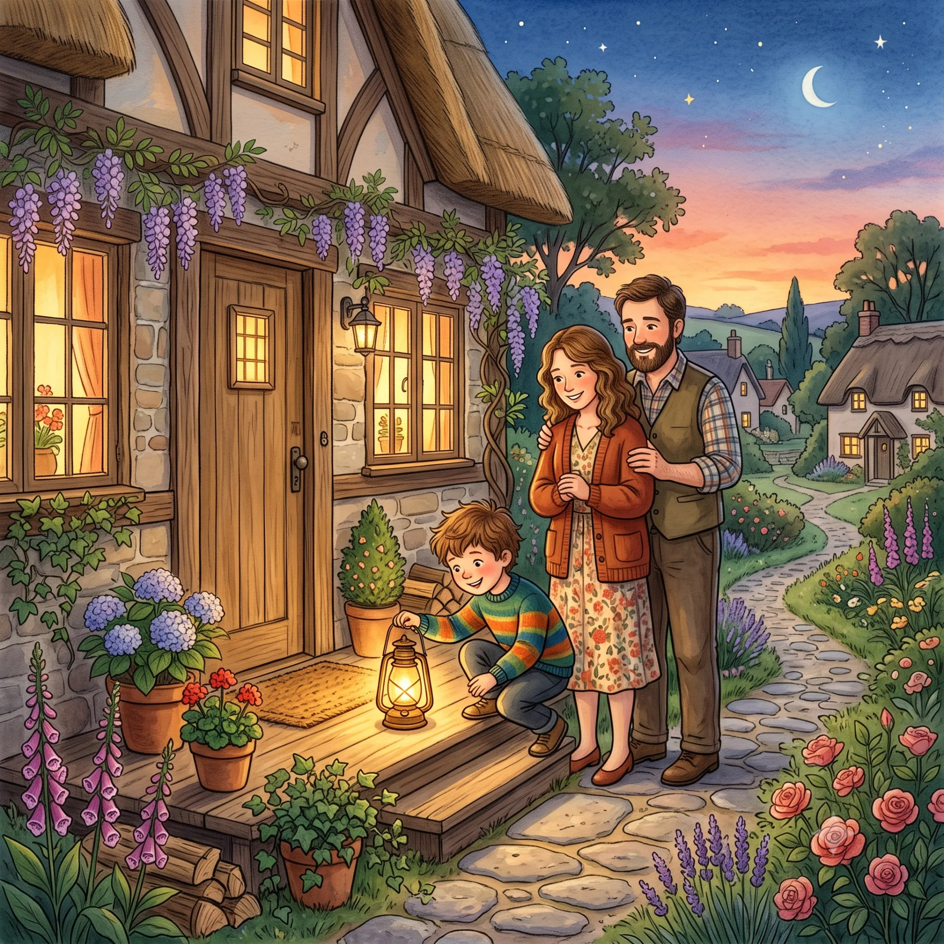 The Little Lantern on the Porch