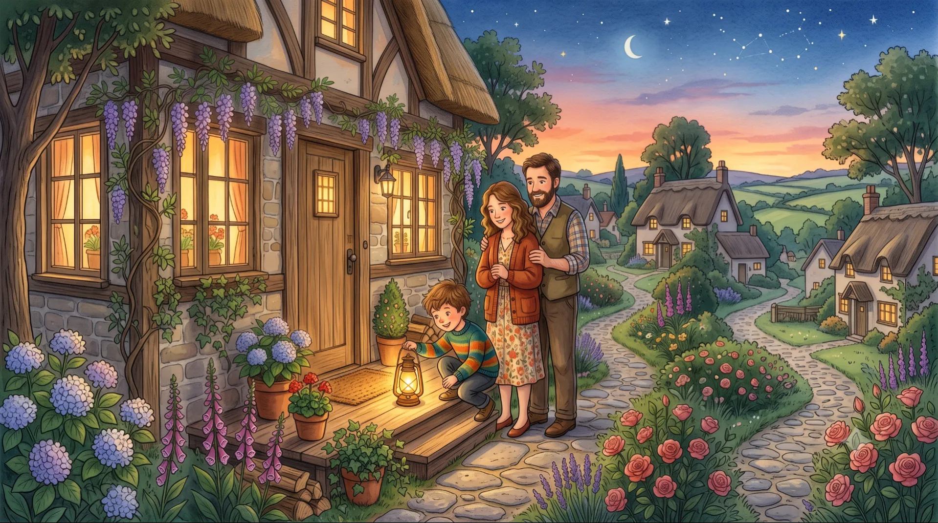 The Little Lantern on the Porch