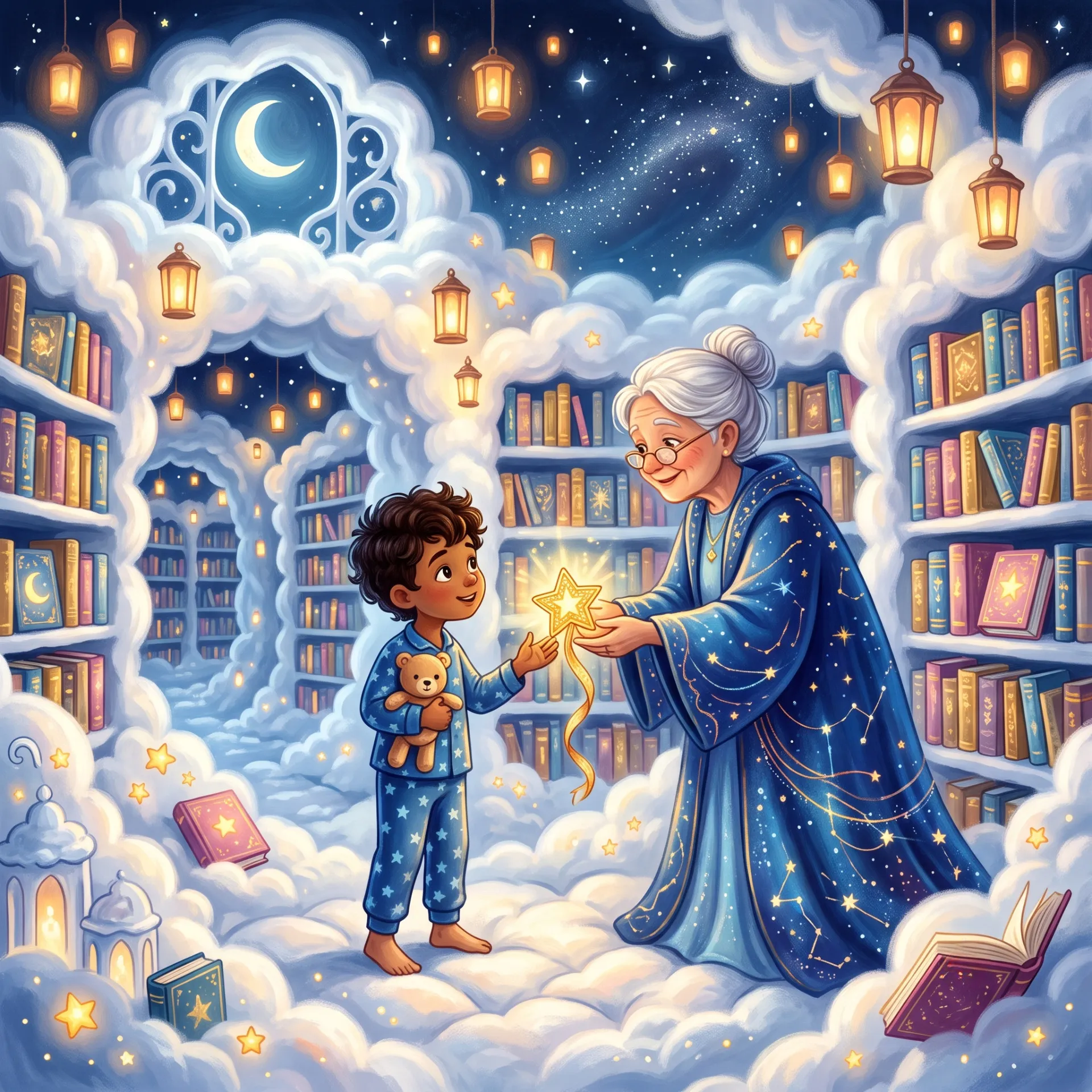 The Dream Library in the Clouds
